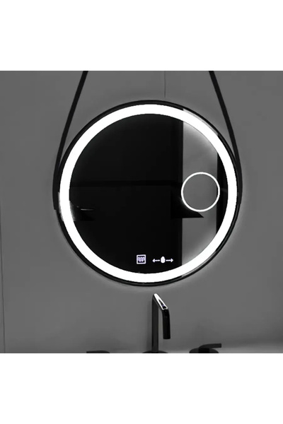 Marcello Oglinda LED 60 cm Micah MotionGlow – senzor, dezaburire, ceas, termometru