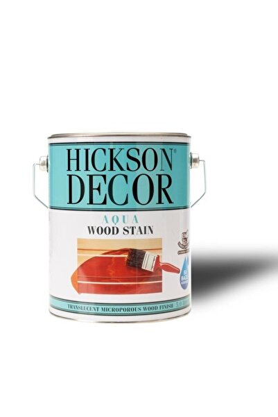 Hickson Decor Ultra Aqua Wood Stain - Renkli Ahşap Vernik 5lt-Walnut