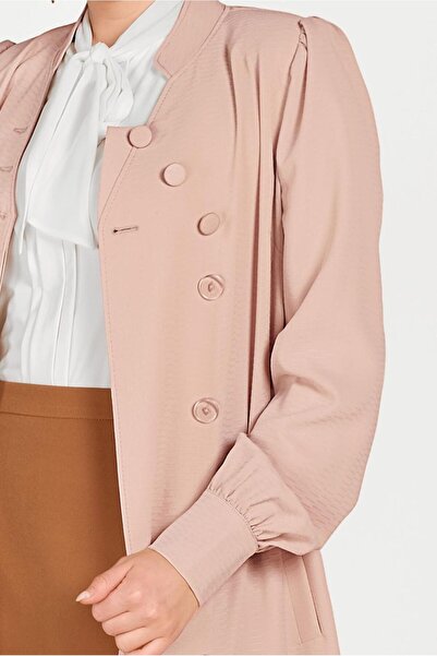 Alvina 10184 Model Judge Collar Buttoned Shade