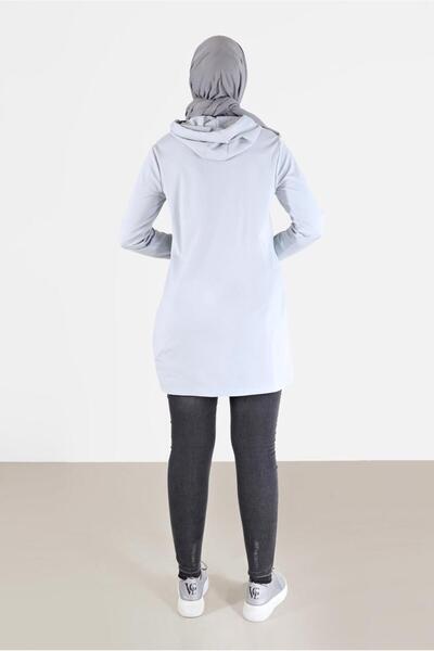 Alvina PUL İŞLEME DETAYLI KAPÜŞONLU TUNİK 42370