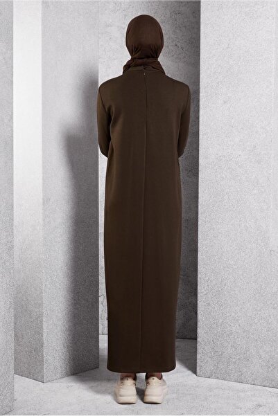 Alvina 45058 Μοντέλο Φόρεμα Hijab - Πέτρα εμπριμέ