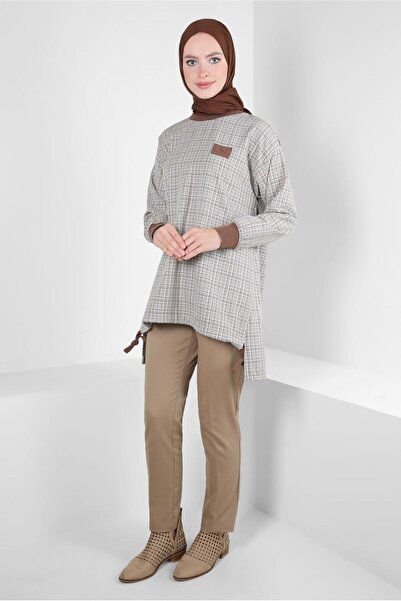 Alvina 44297 Модель Ekose Desenli Туніка