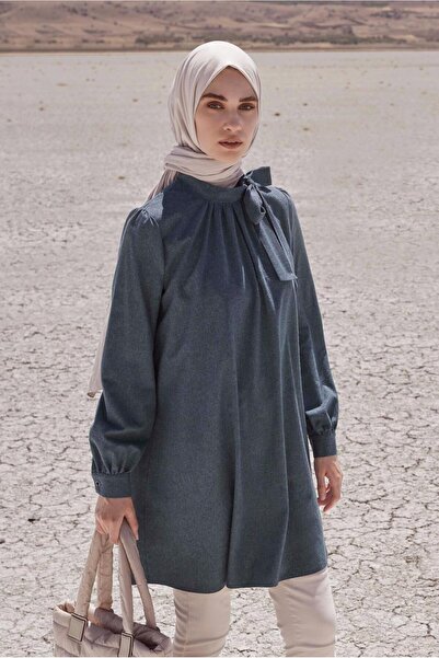 Alvina BAĞLAMA DETAYLI PAMUKLU TUNİK 42259