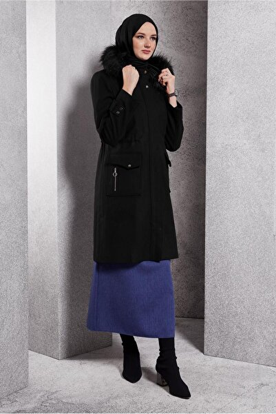 Alvina Hooded 90543 Model Coat
