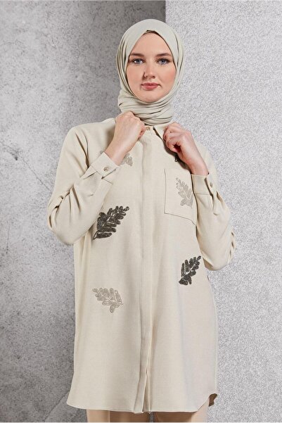 Alvina 45062 Model Bead Printed Tunic