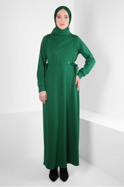 Alvina فستان بتفاصيل ربطة عنق 44197