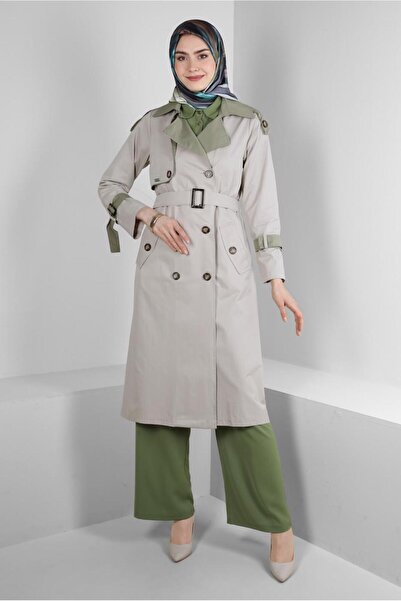 Alvina Пальто з поясом на ґудзиках 10765