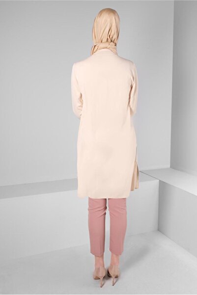 Alvina BEAD EMBROIDERY DETAILED SCARF COLLAR TUNIC 43530