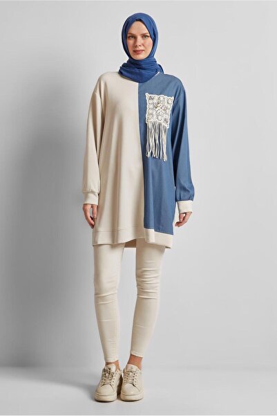 Alvina PÜSKÜL DETAYLI EŞOFMAN TUNİK 45569