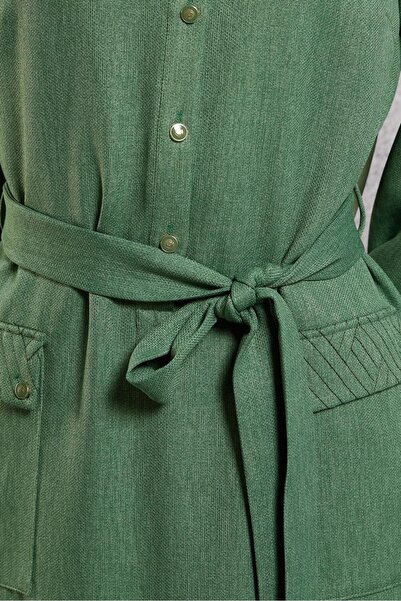 Alvina Λεπτομερές φόρεμα Cummerbund - Μοντέλο 45123