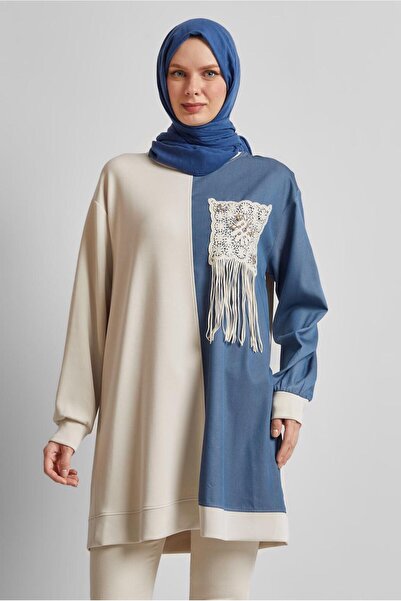 Alvina PÜSKÜL DETAYLI EŞOFMAN TUNİK 45569