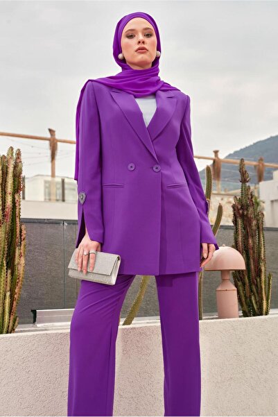 Alvina TAŞ DETAYLI PANTOLONLU TAKIM 30532