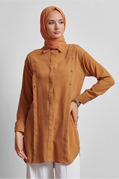 Alvina Shirt Collar Tunic 45328