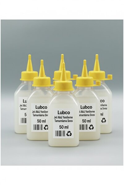 LUBCO jel akü Yenileme Tamamlama Sıvısı Elektrolit 50 ML X 6 Adet