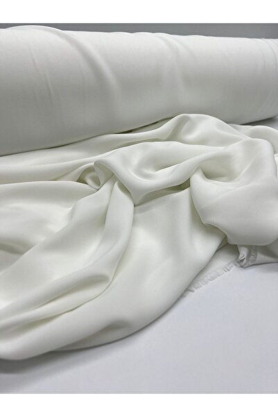 Kumaş Sevdası Çarşaflık Feracelik Medine Ipeği Kırık Beyaz