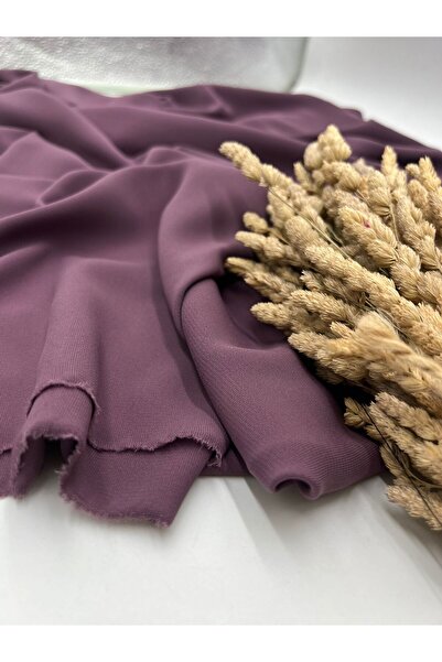 Kumaş Sevdası Çarşaflık Feracelik Medine İpeği Gül Kurusu