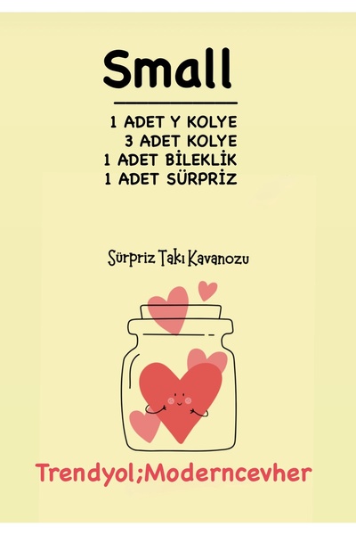 STAİNLES Takı kavanozu