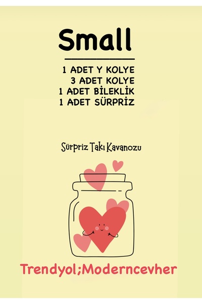 STAİNLES Takı kavanozu