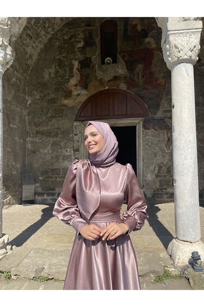 MOOLİSA فستان سهرة Bera، بلون المنك