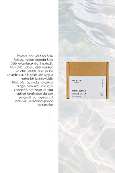 Polente Natural Keçi Sütü Sabunu (110 GR)
