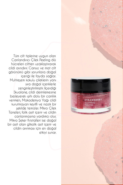 Polente Natural Squalane Canlandırıcı Peeling- Işıltı Etkili (50 ML)