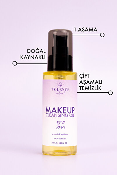 Polente Natural Makeup Cleansing Oil - Makyaj Temizleme Yağı (100 ml)