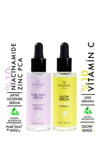 Polente Natural Akne - Leke Kampanyalı Serum Seti