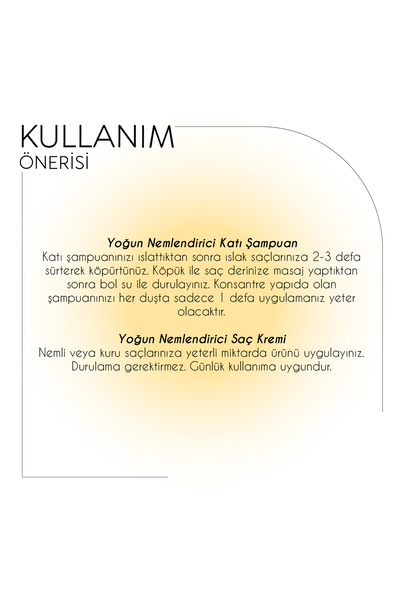 Polente Natural Yoğun Nemlendirici Saç Bakım Seti