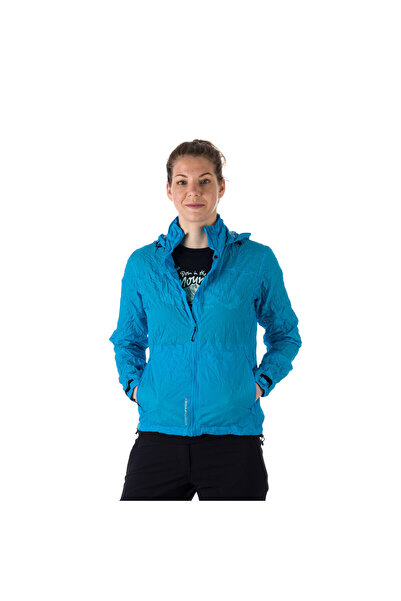 NORTHFINDER Jachetă multisport impermeabilă pentru femei, pliabilă, 2L, NORTHKIT albastră