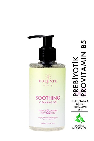 Polente Natural Soothing Cleansing Gel - Yatıştırıcı Yüz Yıkama Jeli / Kuru ve Karma Ciltler