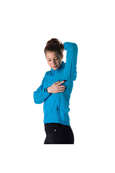 NORTHFINDER Jachetă multisport impermeabilă pentru femei, pliabilă, 2L, NORTHKIT albastră