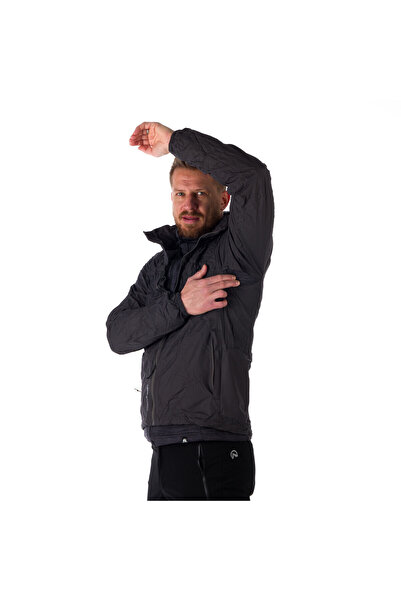 NORTHFINDER Men's waterproof multisport jacket stowable 2L NORTHKIT grey
