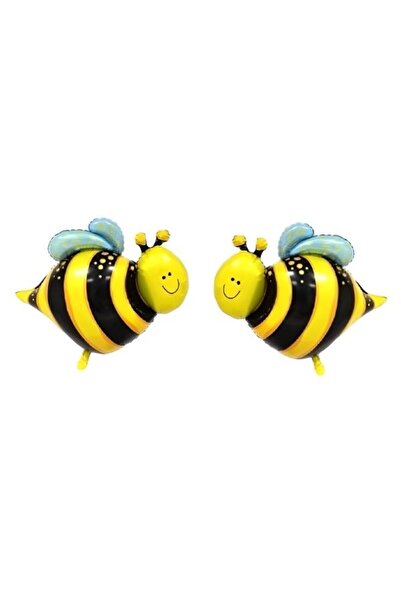 PartiCompany Set of 2 Bee Foil Balloons – 18 Inches 🎈 🐝 💛