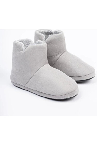 Deniz Terlik Erkek İçi Polar Yumuşak Sessiz Taban Ev Botu