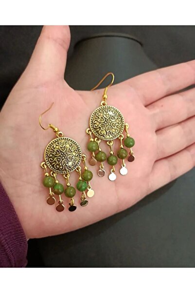 Birtakı'm Şeyler Doğal Taşlı El Yapımı Küpe