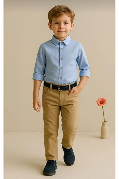 asiltr Düz kesim pamuklu pantolon Ayarlanabilir Bel