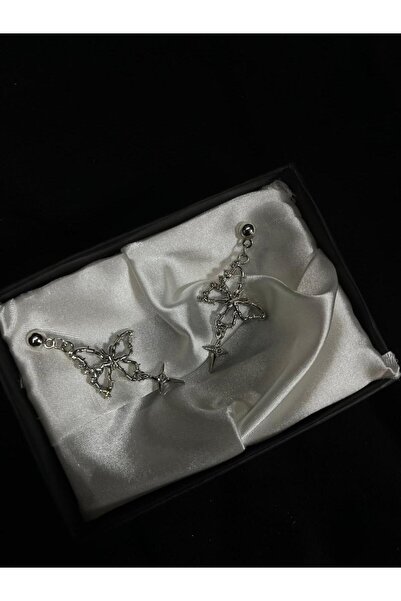 DÜKKAN DESİGN Y2K Butterfly North Star Earrings