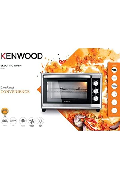 Kenwood 56L Toaster Oven with Rotisserie & Convection Function, Double Glass Door – MOM56.000SS