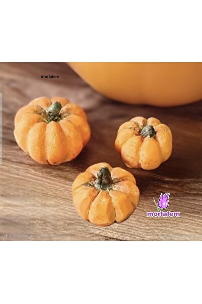 morlalem m 3'lü 3 Boy Mini Bal Kabağı Kabak Silikon Kalıp K-1399, Kokulu Taş ...