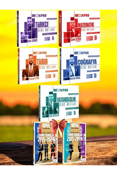 Benim Hocam Yayınları 2026 KPSS Ders Notları Seti Genel Yetenek Genel Kültür-...