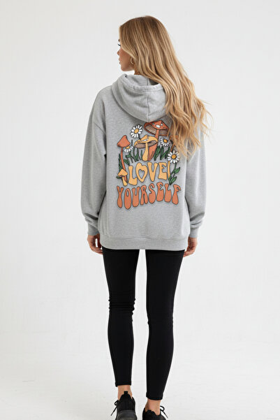 UNCİA OUTDOORS Φούτερ Unisex Oversize με στάμπα