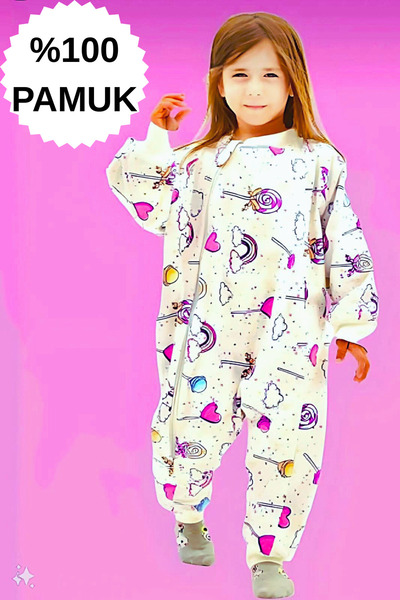 Happystore Fiber-Free Organic Winter Long-Sleeved Double-Layer 100% Cotton Flannel Pink Candy Children's Baby Sleeping Bag