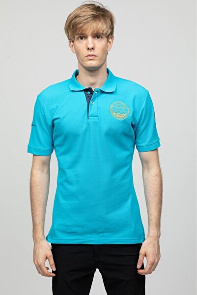 Panthzer Ανδρικό μπλουζάκι Taftan Polo Collar Μπλε