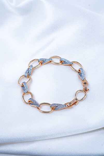 DlaraJewelry إكسسوار نسائي من الزركون على شكل حلقة من Xuping