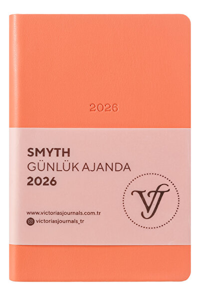 Victoria's Journals Smyth 2026 Daily Agenda A6 (9X14Cm) Flexible Cover Ivory 80 Gr.