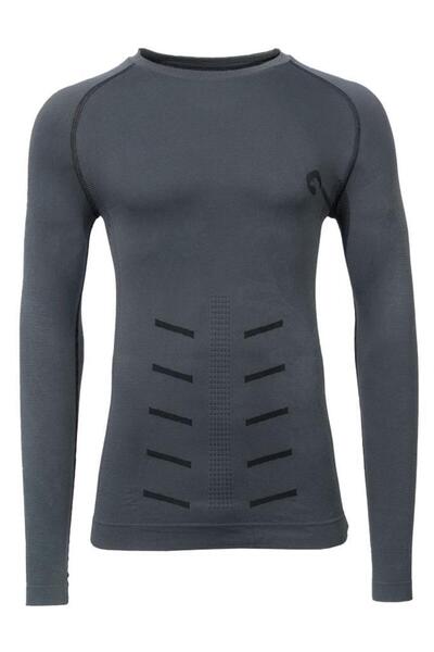 Panthzer Natural Baselayer Long Sleeve Men's Long Sleeve Top Underwear Gray