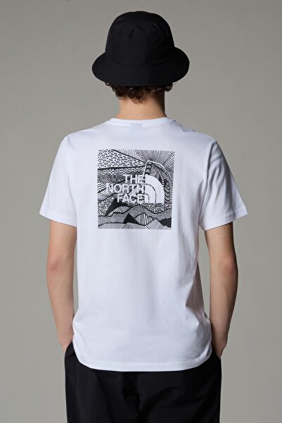 THE NORTH FACE Мъжка тениска M S/S Redbox Celebration Tee, бяла