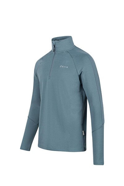 2AS Kherlen Yarım Fermuarlı Erkek Sweat Koyu Gri