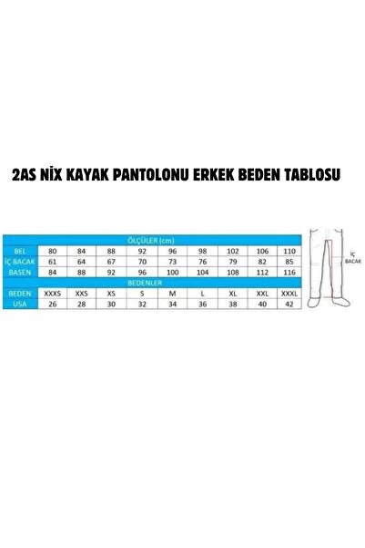 2AS Ανδρικό παντελόνι σκι Nix 2 Μπλε