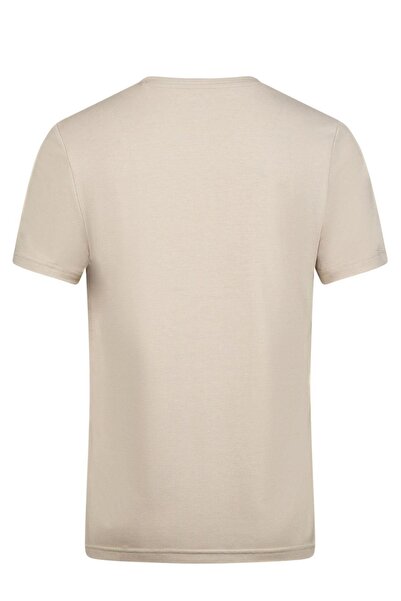 2AS Winson Чоловіча футболка з круглим вирізом Viloft, бежева